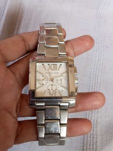 Michael Kors Orignal Silver Chronograph Mens