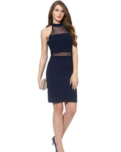 Myntra Blue Bodycon Dress 👗