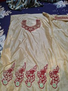 Golden dabka work garara