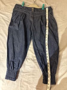 Stylish Denim Cropped Imported Pants