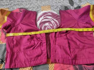 Maroon Pure Silk Blouse