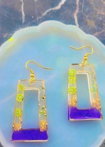 Funky Fruit Resin Earrings