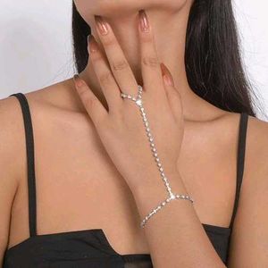 Silver Plated Ring Bracelet CZ