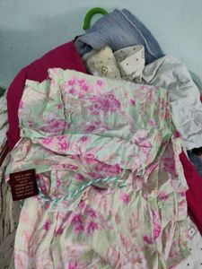 Light Blue Embroidered Kurti