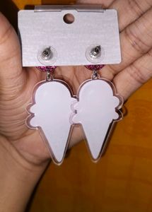 Softy Cone Acrylic Earrings