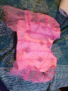 9 years girl Pink Embellished Choli
