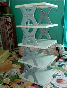 Shoe Rack 5 Layer Foldable😲