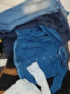 Bundle Jeans And Joggers With Two Shirts