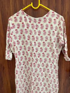 Floral Print Kurta