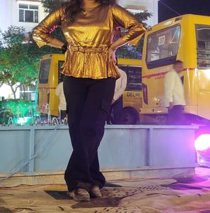 Golden Party Top
