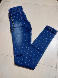 New Jeans With 2 Belt For 8-10 Years Girl