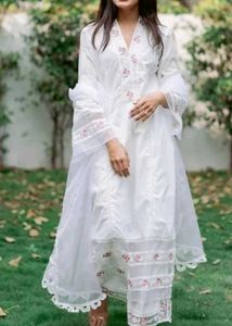 White Kurta Set