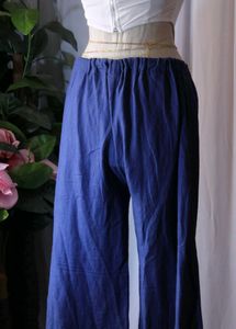 Lov Blue High Waist Viscose Pant