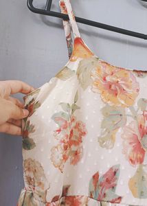 Pinterest Coded Flowy Full Length Dress