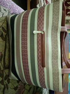 Women Beige Hand Held Bag Extra Spacious