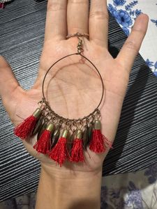 4 Oxidised Jhumka Earring