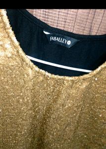 Faballey Sequin Top