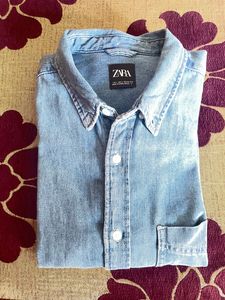 Zara Denim Casual Shirt