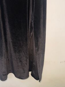 Black Slit Dress