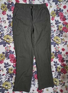 Olive Green Straight Leg Pants
