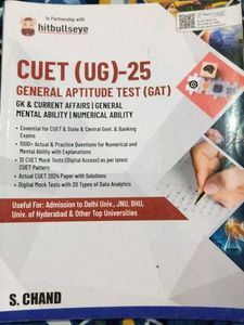 CUET UG General Aptitude Test by S.Chand