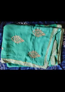 Elegant Green Saree