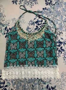 Butterfly Halter Top