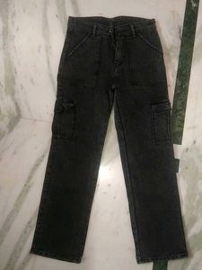 Dark Grey Cargo Pants