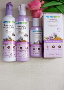 Mamaearth Shampoo And Conditioner, Hair Growth Oil
