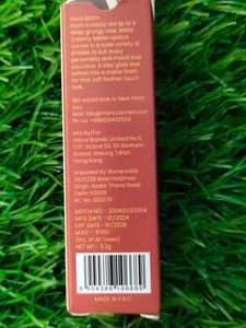 Peach Nude Matte Lipstick