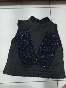 Sparkly Blue Stylish Top