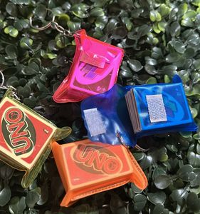 Mini UNO Card keychain