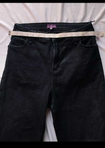 Black Beggie Flared Jeans For Women