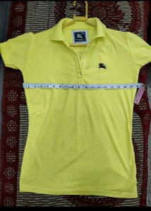Burberry Yellow Polo Shirt💛