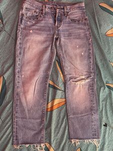 Distressed Denim Jeans
