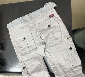 Adjustable Waist Cargo Pants