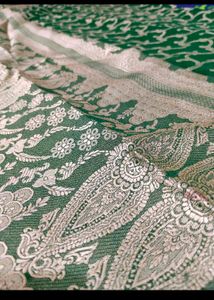 Beautiful Chanderi Saree With Blouse And Petticoat