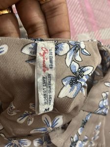 Floral Print Ruffle Sleeve Top