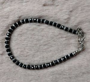 Black Beads Anklet