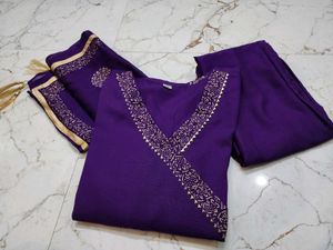New Gown Designer Dress Purple