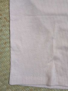 Ribbed Square Neck Top