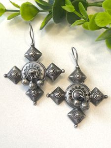 Silver Replica Ghoongro Earring