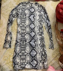 Snake Pattern Dress