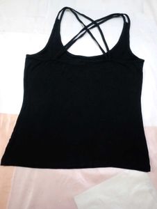 Bershka Very Stylish Black Tank Top