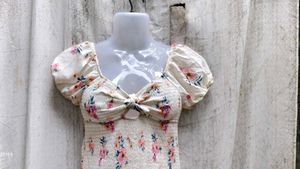 1149. Floral Mini Dress