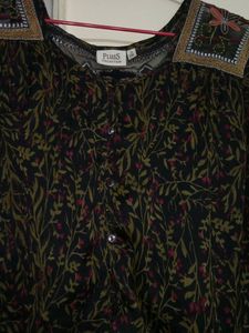 Peruvian Connection Embroidered Blouse