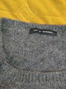 Gray Long Sleeve Sweater Dress size M