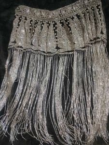 Elegant Embellished Black Cape