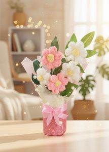 Handmade Crochet Flower Bouquet