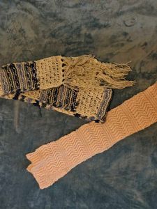Combo Of 2 Scarfs -Woolen